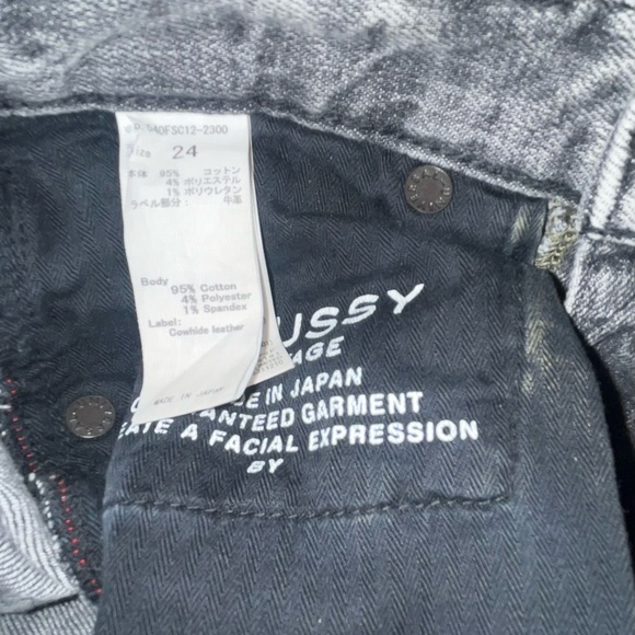 Moussy Vintage Jeans cropped grey fray - Picture 4 of 4